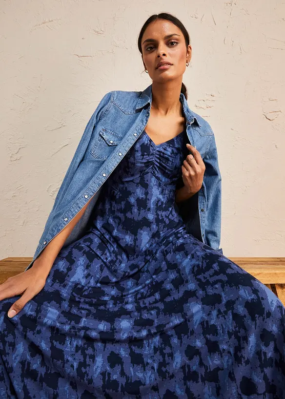Midi jurk met print, bonprix