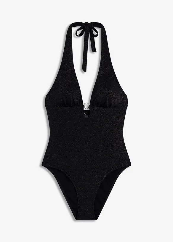 Halter badpak met glansgaren, bonprix