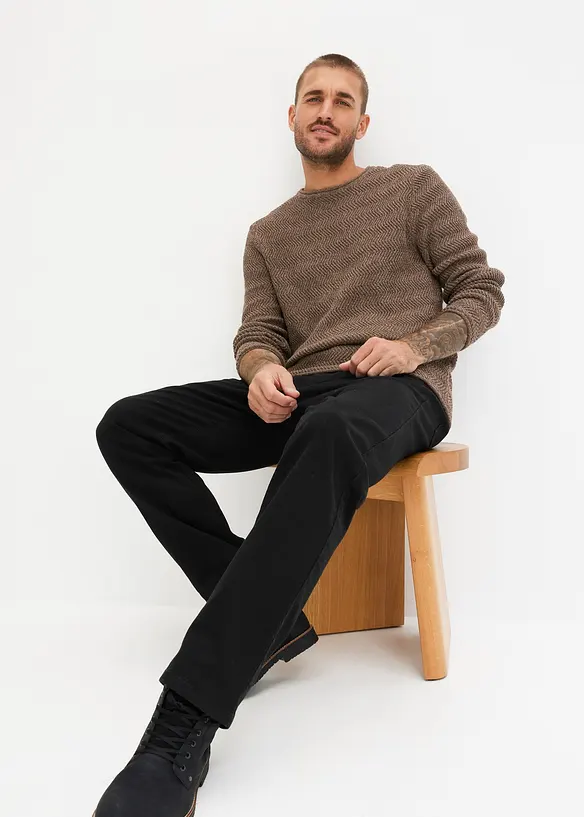 Classic fit stretch jeans, straight, bonprix