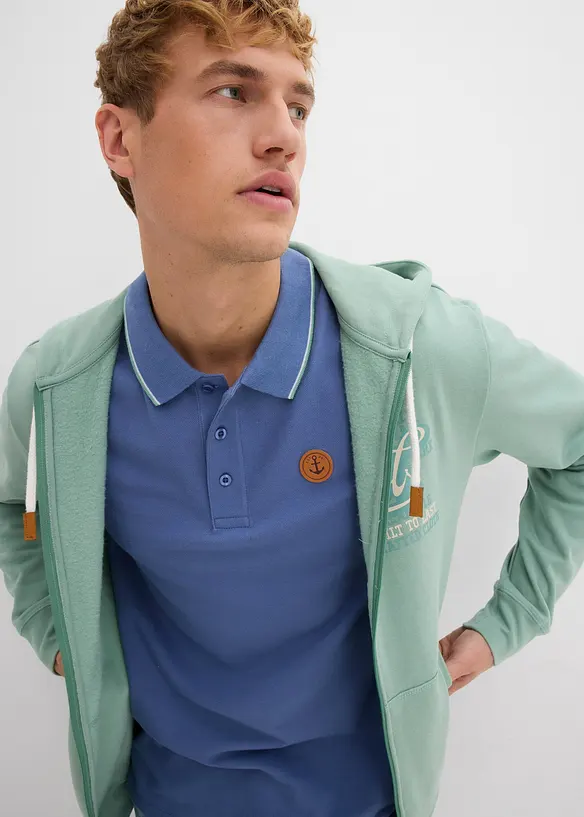 Piqué-poloshirt van biologisch katoen, bonprix