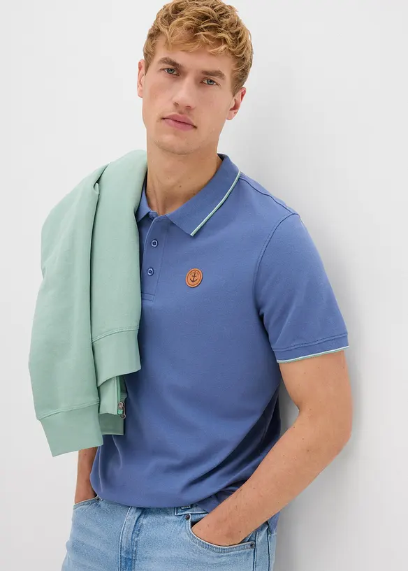 Piqué-poloshirt van biologisch katoen, bonprix