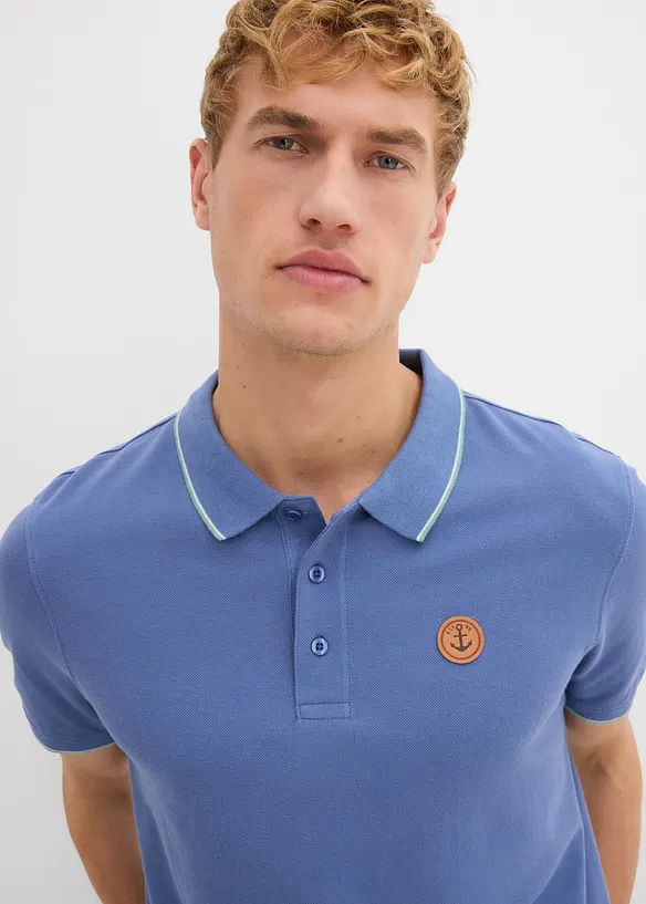 Piqué-poloshirt van biologisch katoen, bonprix
