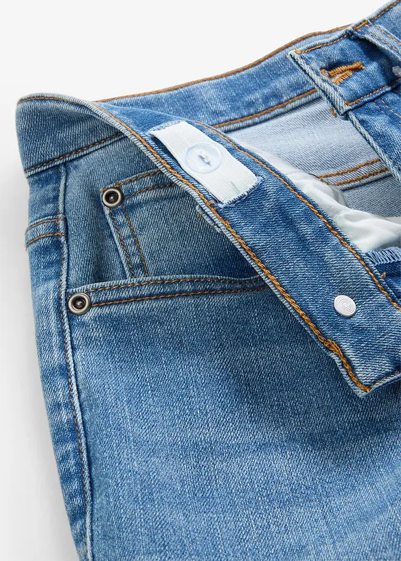 Cargo jeans loose fit straight met stretch, bonprix