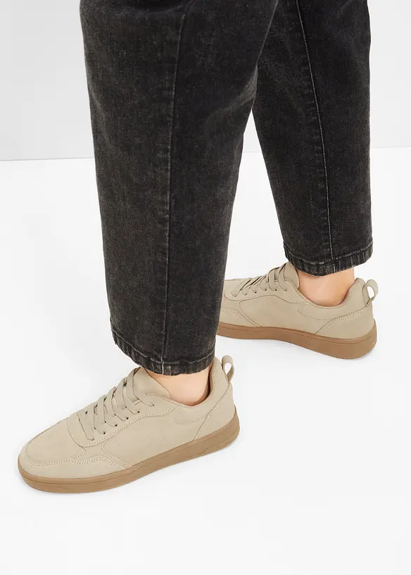 Sneakers van leer, bonprix