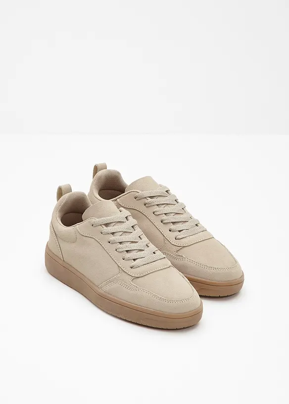 Sneakers van leer, bonprix