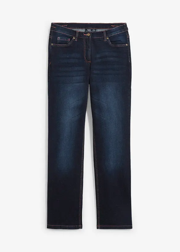 Straight jeans met mid waist, bonprix