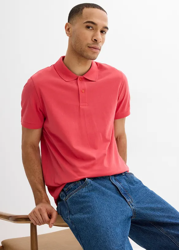 Piqué poloshirt van biologisch katoen, bonprix