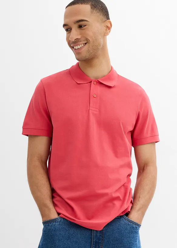 Piqué poloshirt van biologisch katoen, bonprix