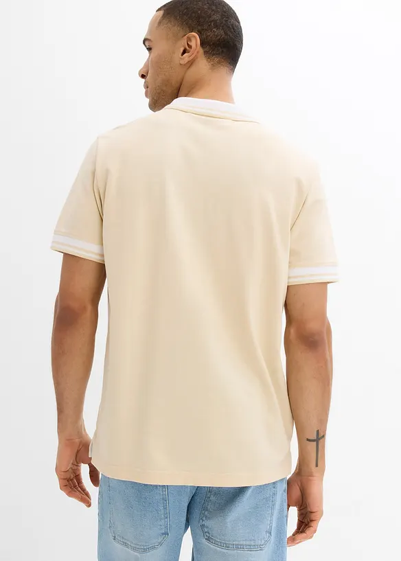 Piqué poloshirt van biologisch katoen, bonprix