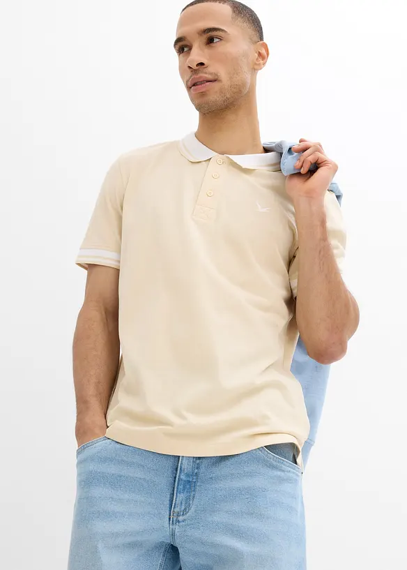 Piqué poloshirt van biologisch katoen, bonprix