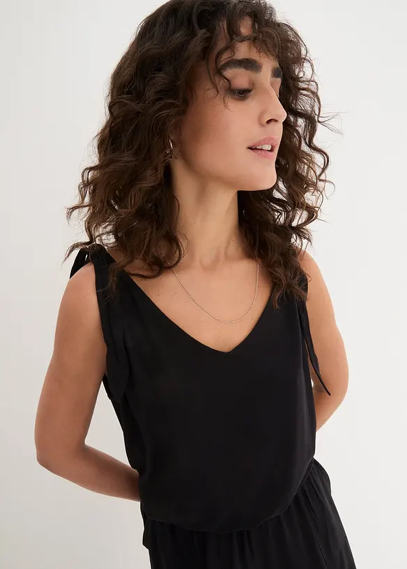Jersey playsuit in een viscosemix, bonprix