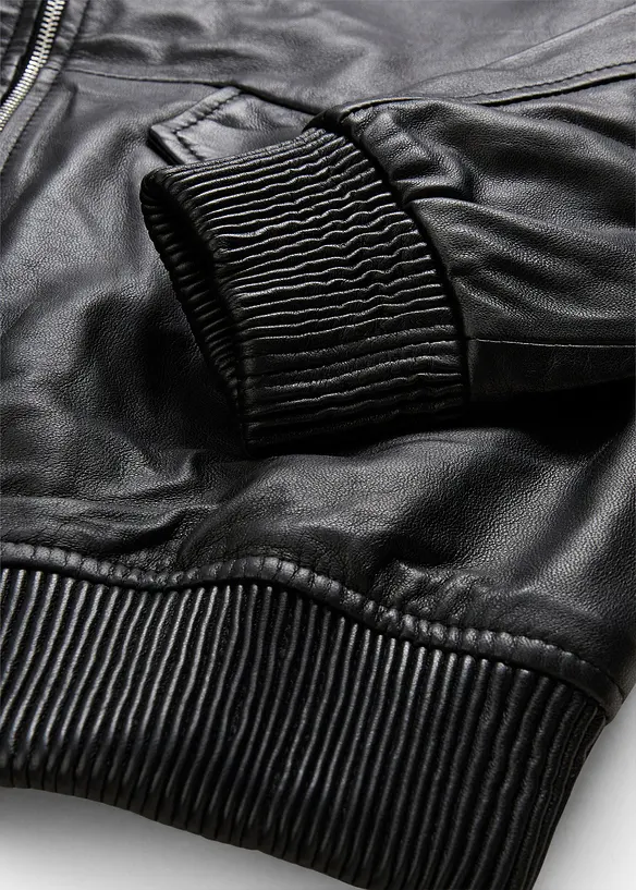 Leren blouson van lamsnappa, bonprix