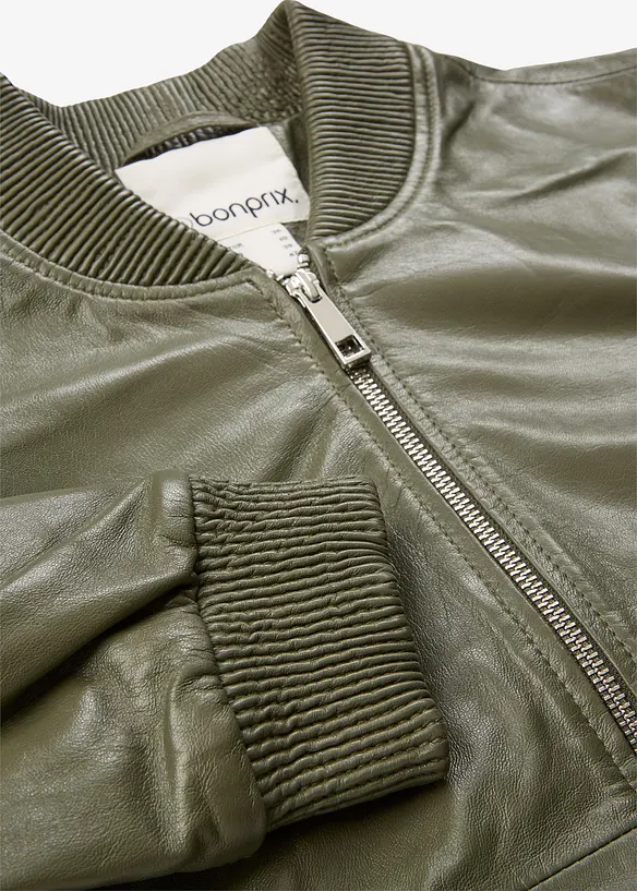 Leren blouson van lamsnappa, bonprix