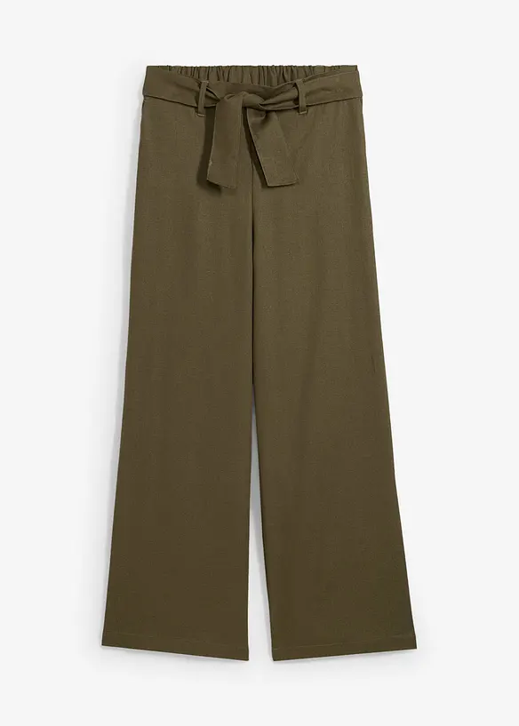 Culotte van lichte linnenmix, bonprix