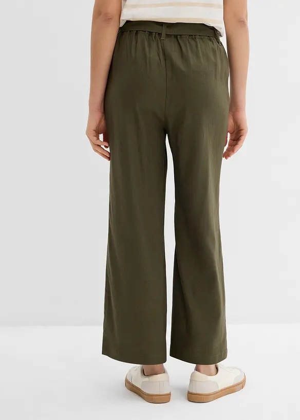 Culotte van lichte linnenmix, bonprix