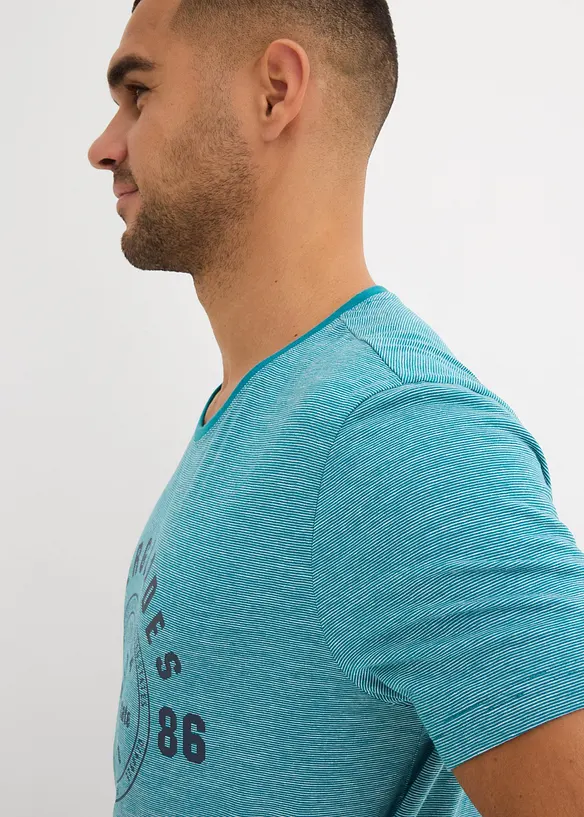 T-shirt van puur katoen (set van 2), bonprix