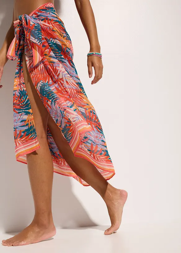 Strandpareo van chiffon, bonprix