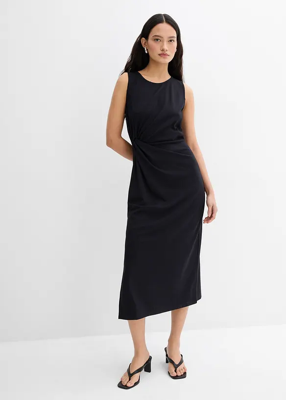 Midi jurk van comfortabel Punto di Roma, bonprix