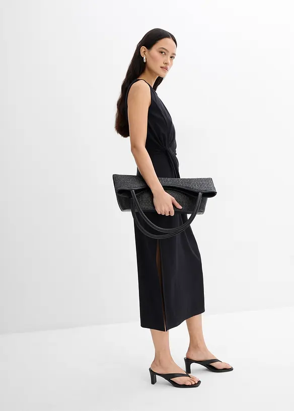Midi jurk van comfortabel Punto di Roma, bonprix