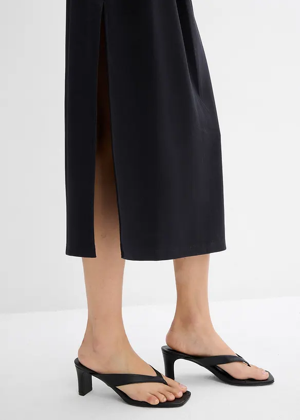 Midi jurk van comfortabel Punto di Roma, bonprix