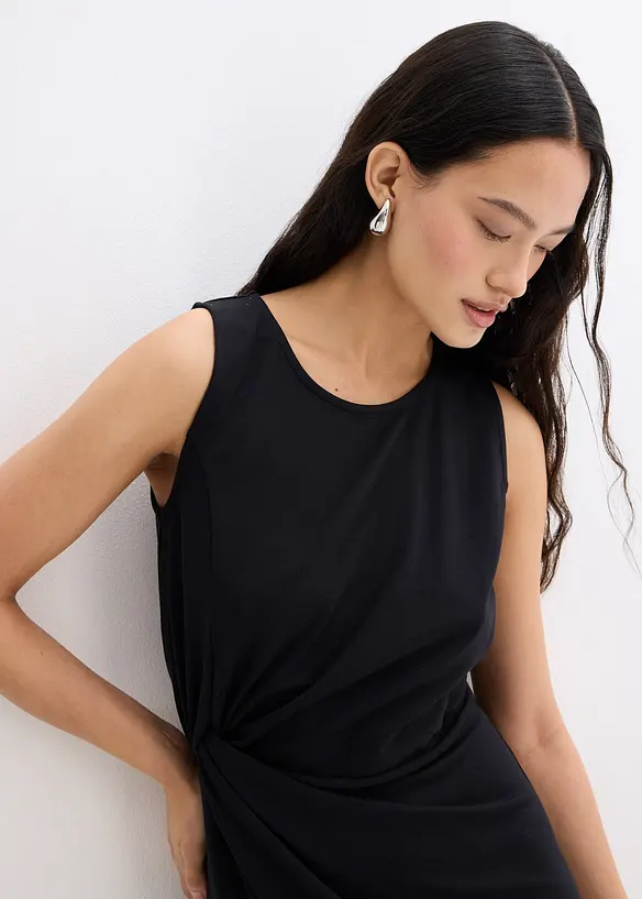 Midi jurk van comfortabel Punto di Roma, bonprix