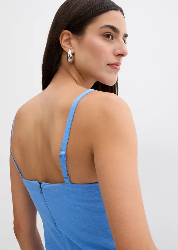 Bandeau midi jurk van viscosemix, bonprix