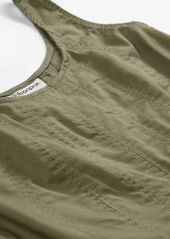 Midi jurk met verticale naden, bonprix