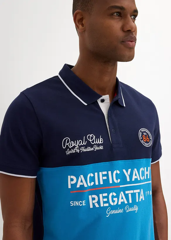Poloshirt van puur biologisch katoen, korte mouwen, bonprix