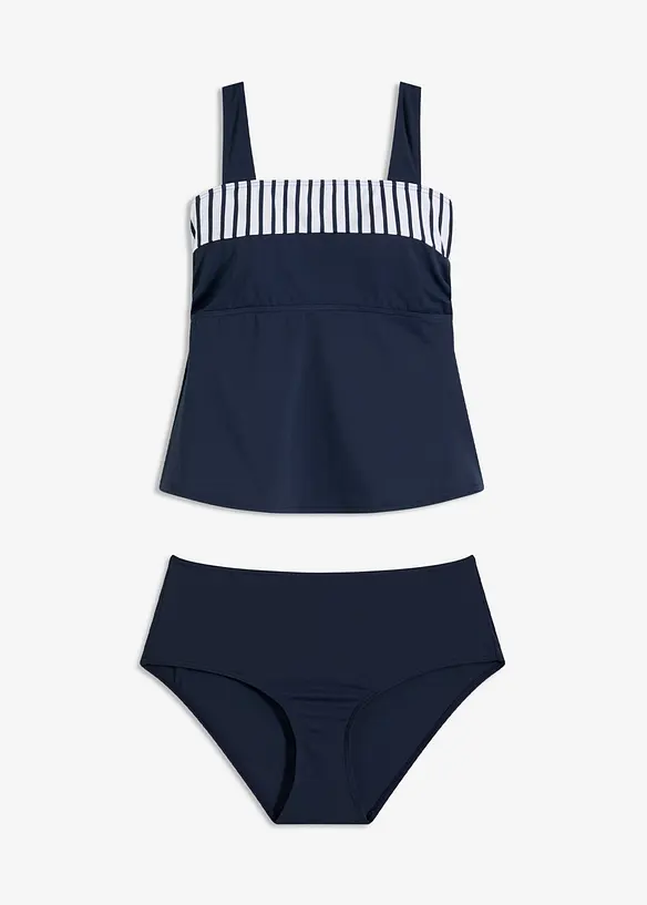 Tankini met brede bandjes (2-dlg. set), bonprix