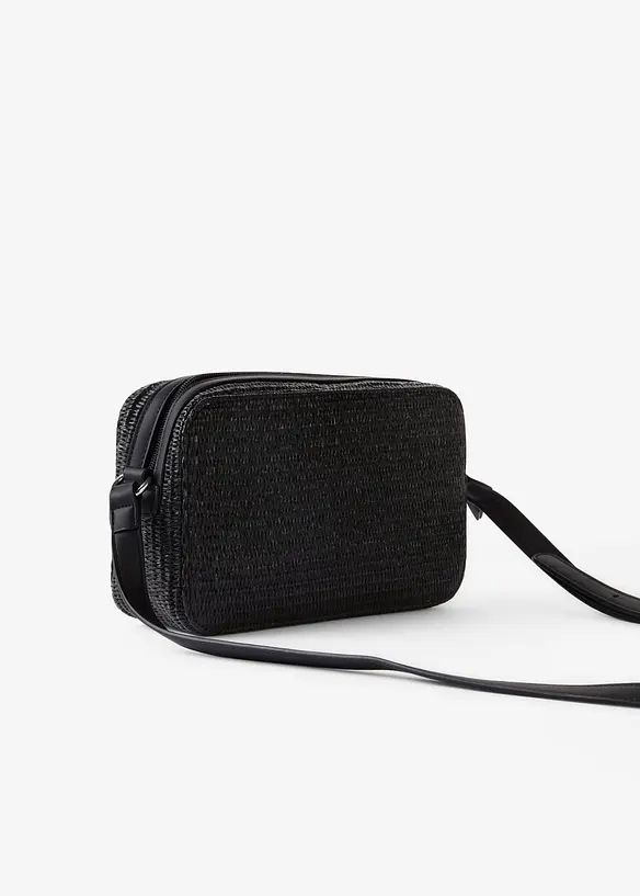 Schoudertas in rieten look, bonprix