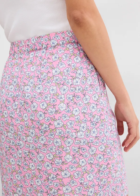 Minirok van vloeiende viscose, bonprix