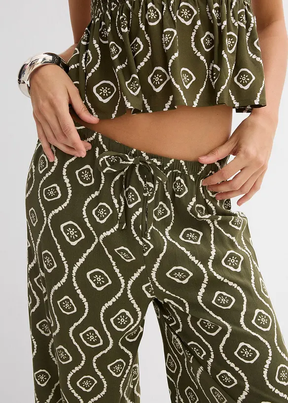 Instapbroek van soepele viscose, bonprix