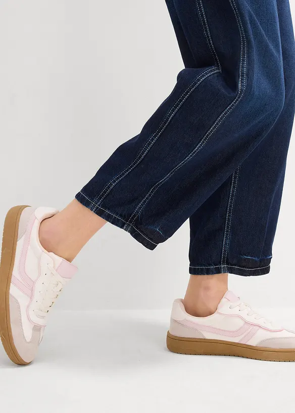 Balloon jeans mid waist, super soft, cropped, bonprix