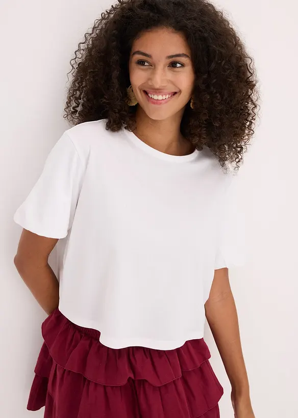 Oversized shirt van puur biologisch katoen, bonprix