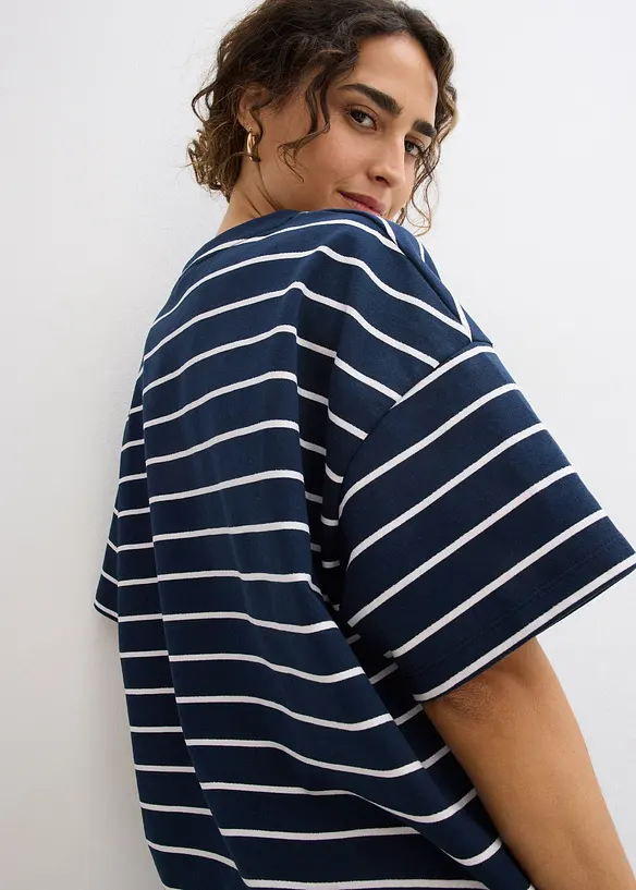 Sweater in een zachte katoenmix, bonprix
