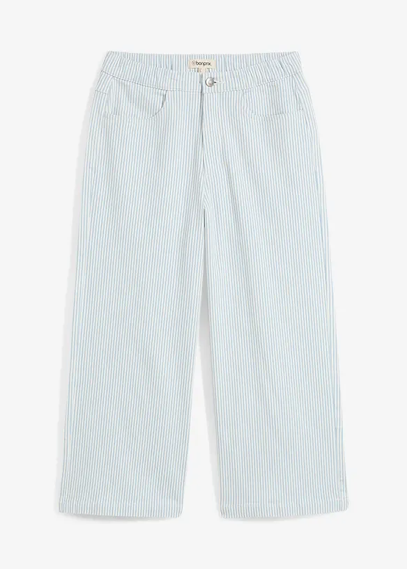 Twill broek met een comfortabele band, bonprix