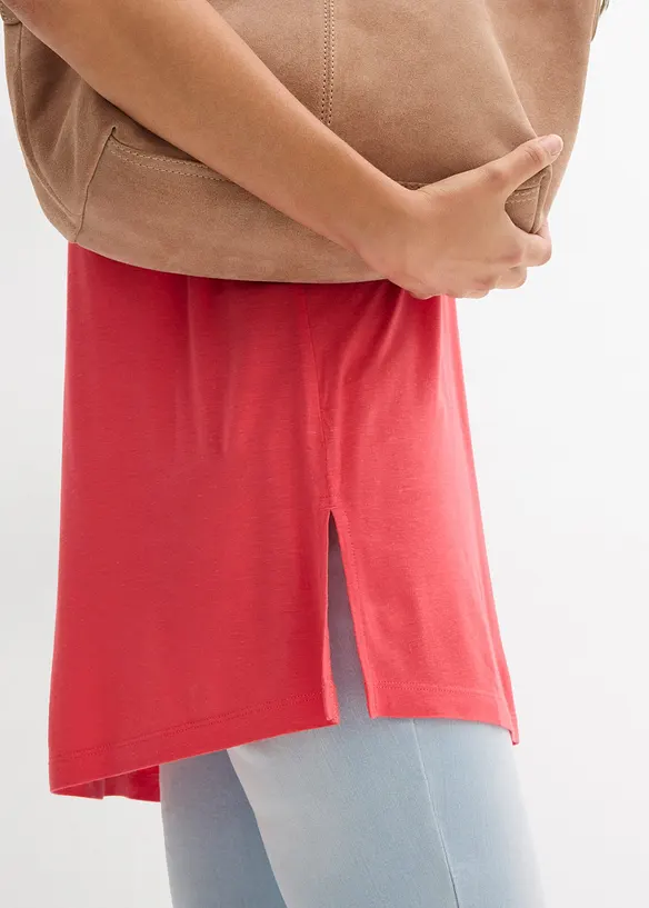 Longtop van viscose-linnen-mix, bonprix