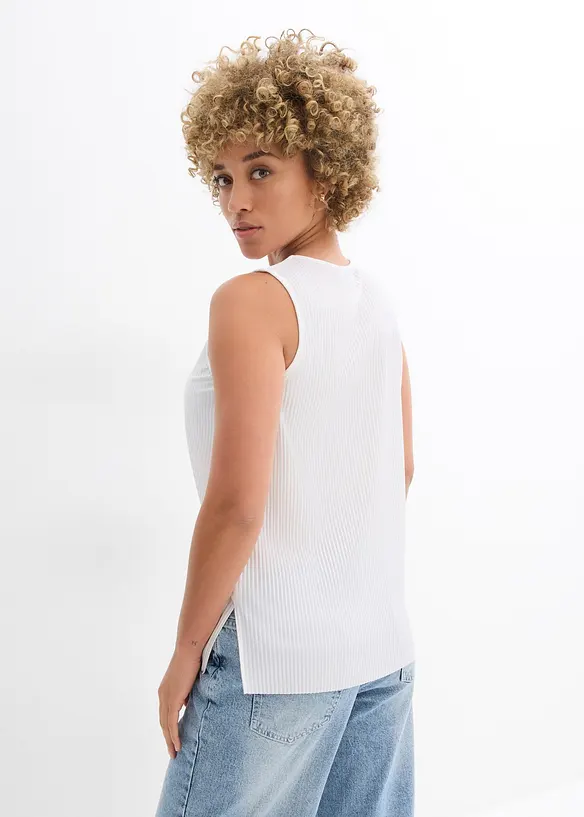 Blousetop met gerecycled polyester, bonprix