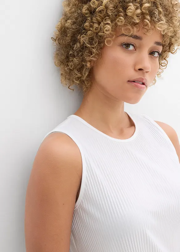 Blousetop met gerecycled polyester, bonprix