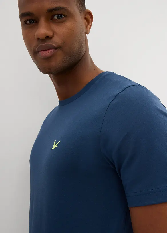 T-shirt van katoen (set van 2), bonprix