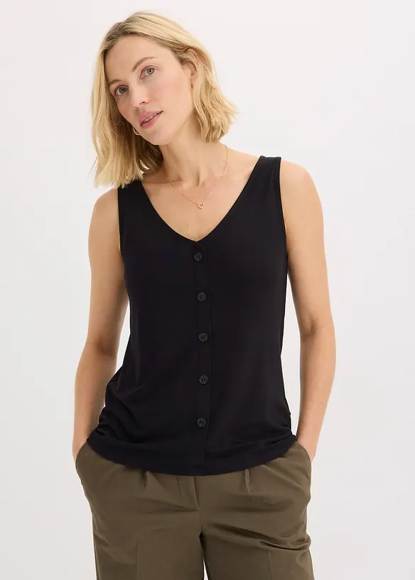 Top met knopen voor, bonprix