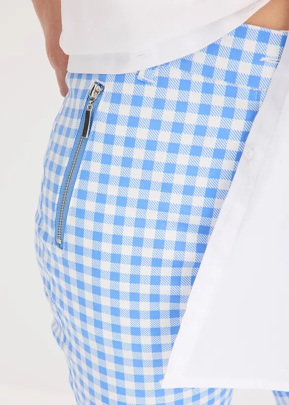 Broek met kleine ruit, bonprix