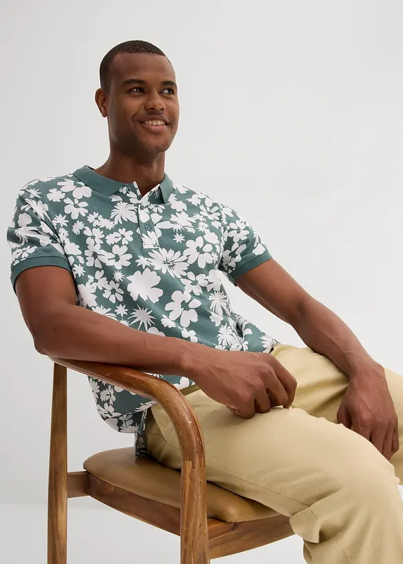 Piqué poloshirt van biologisch katoen, bonprix