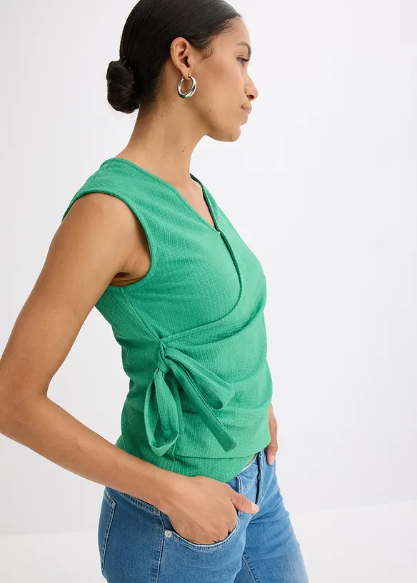 Shirt van jersey in wikkellook, bonprix