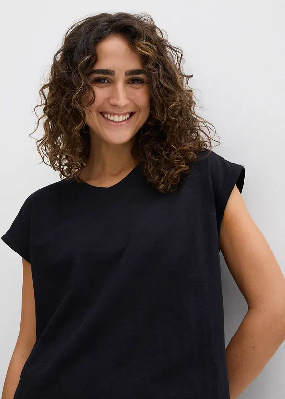 Boxy shirt van puur biologisch katoen, bonprix
