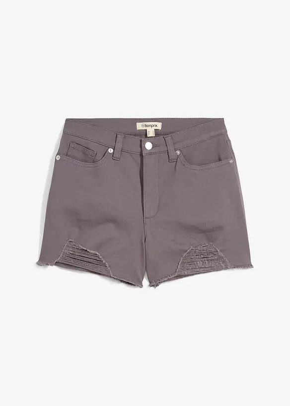 High waist short van twill, bonprix