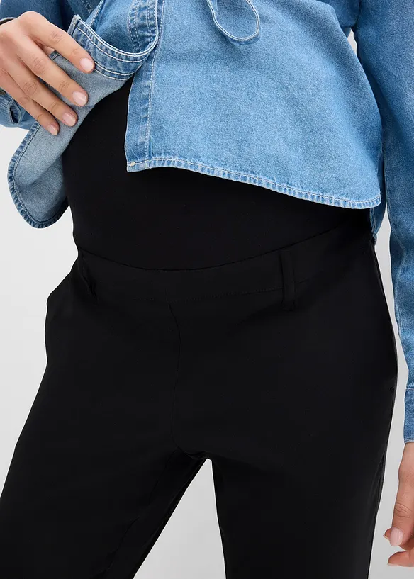 Zwangerschapsbroek van stretch met smal toelopende pijpen, bonprix