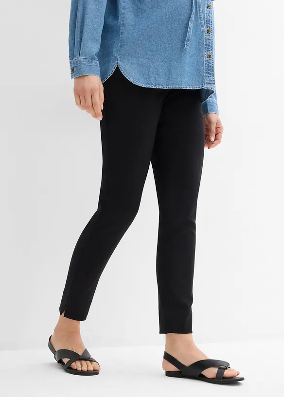 Zwangerschapsbroek van stretch met smal toelopende pijpen, bonprix