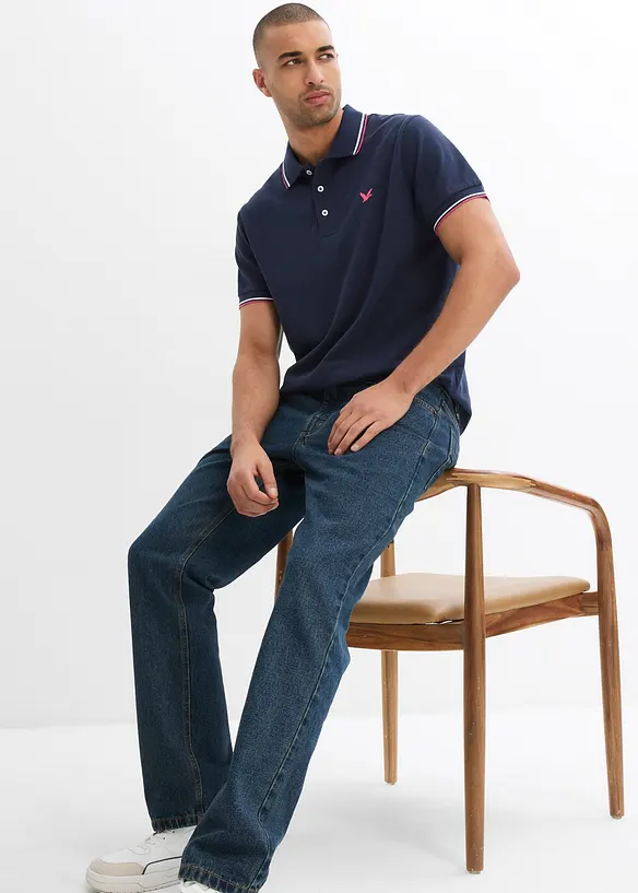 Piqué poloshirt van biologisch katoen, bonprix