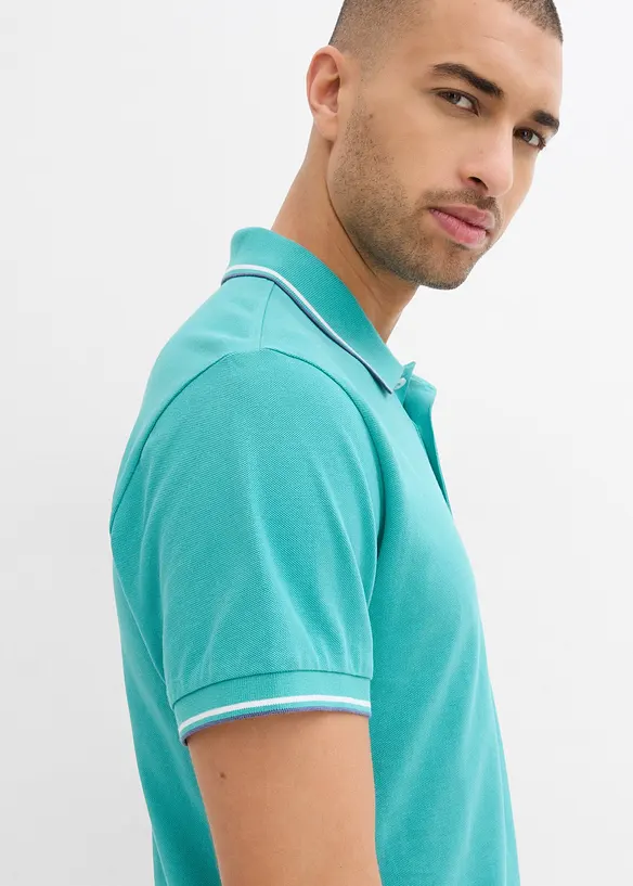 Piqué poloshirt van biologisch katoen, bonprix